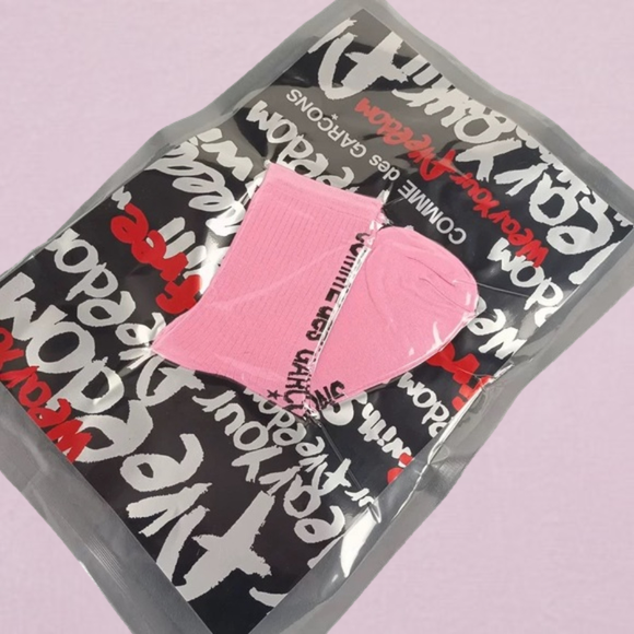 Comme des garçons Socks -PINK - Picture 2 of 3